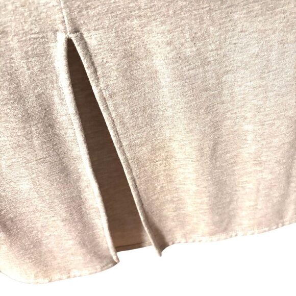 J.Jill pureJill 2X soft oatmeal sleeveless column maxi dress mock turtleneck - Picture 7 of 11